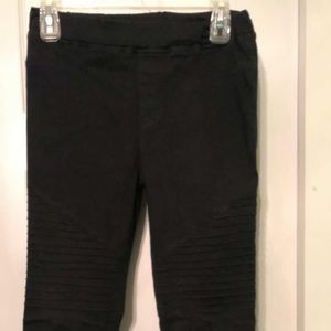 Umgee Black Moto Pants